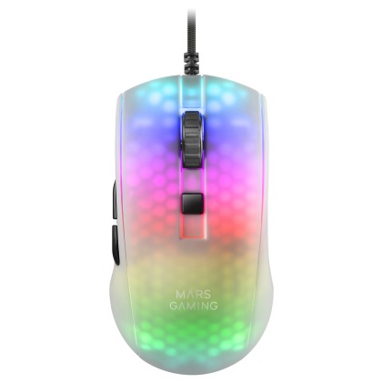 Mars Gaming MMRW mouse Mano destra USB tipo A Ottico 12800 DPI