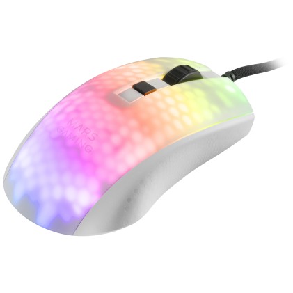 Mars Gaming MMRW mouse Mano destra USB tipo A Ottico 12800 DPI