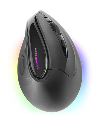 Mars Gaming MMSK mouse Mano destra RF senza fili + Bluetooth Ottico 8400 DPI
