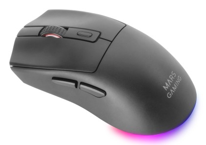 Mars Gaming MM-T3 mouse Mano destra RF Wireless + Bluetooth + USB Type-C Ottico 14400 DPI