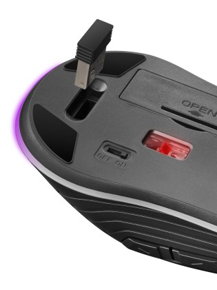 Mars Gaming MMW2 mouse Mano destra RF Wireless Meccanico 3200 DPI