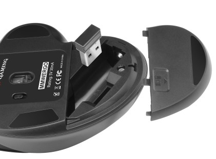 Mars Gaming MMWERGO mouse Mano destra RF Wireless Meccanico 3200 DPI