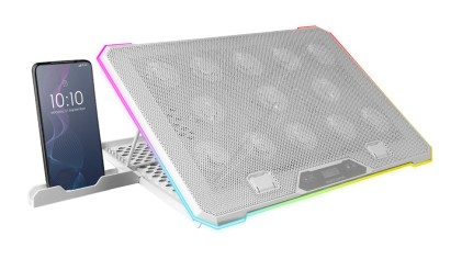 Mars Gaming MNBC13W base di raffreddamento per laptop 43,2 cm (17") Bianco