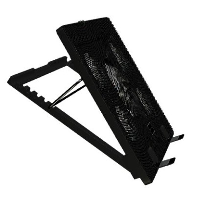 Mars Gaming MNBC2 base di raffreddamento per notebook 43,9 cm (17.3") 2000 Giri/min Nero