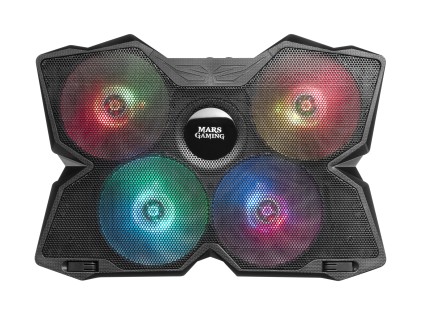 Mars Gaming MNBC3 supporto per notebook Supporto per computer portatile Nero 43,9 cm (17.3")