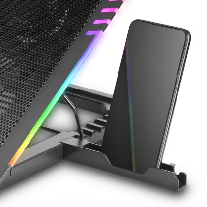 Mars Gaming MNBC5 supporto per notebook Supporto per computer portatile Nero 48,3 cm (19")