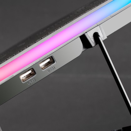 Mars Gaming MNBC6 supporto per laptop Supporto per computer portatile Nero 48,3 cm (19")