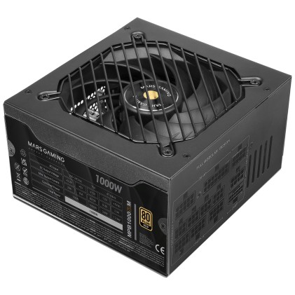 Mars Gaming MPB1000SIM alimentatore per computer 1000 W 24-pin ATX ATX Nero
