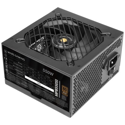 Mars Gaming MPB550SI alimentatore per computer 550 W 24-pin ATX ATX Nero
