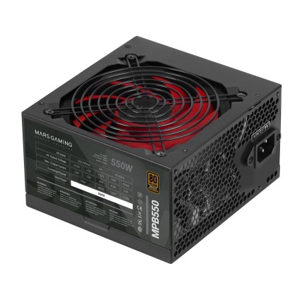 Mars Gaming MPB550 alimentatore per computer 550 W 20+4 pin ATX ATX Nero