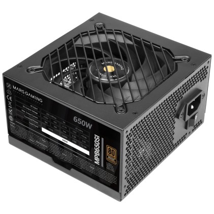 Mars Gaming MPB650SI alimentatore per computer 650 W 24-pin ATX ATX Nero