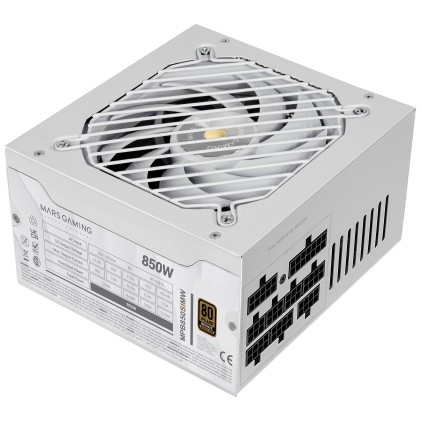 Mars Gaming MPB850SIMW alimentatore per computer 850 W 24-pin ATX ATX Bianco
