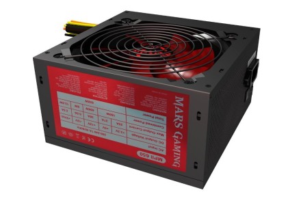 Mars Gaming MPII650 alimentatore per computer 650 W 20+4 pin ATX ATX Nero, Rosso