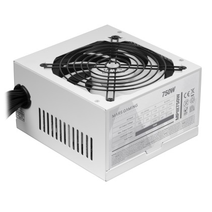 Mars Gaming MPIII750W alimentatore per computer 750 W 20+4 pin ATX ATX Bianco
