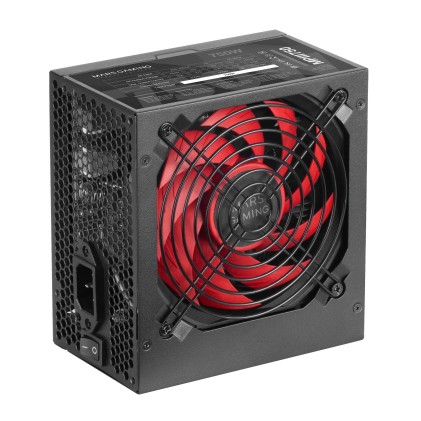 Mars Gaming MPIII750 alimentatore per computer 750 W 20+4 pin ATX ATX Nero, Rosso