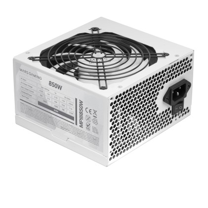 Mars Gaming MPIII850W alimentatore per computer 850 W 20+4 pin ATX ATX Bianco