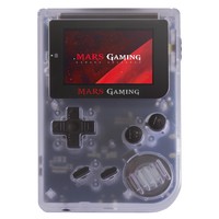 Mars Gaming MRBW Console con 151 giochi, Slot MicroSD, emulatore GBA, Sega, NES, FC/SFC White