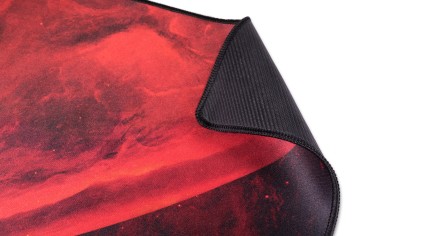 Mars Gaming MRMP0 tappetino per mouse Tappetino per mouse per gioco da computer Nero, Rosso