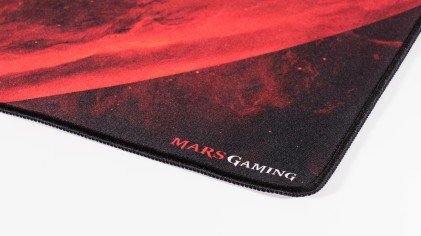Mars Gaming MRMP0 tappetino per mouse Tappetino per mouse per gioco da computer Nero, Rosso