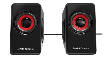 Mars Gaming MS1 altoparlante Nero, Rosso Cablato 10 W