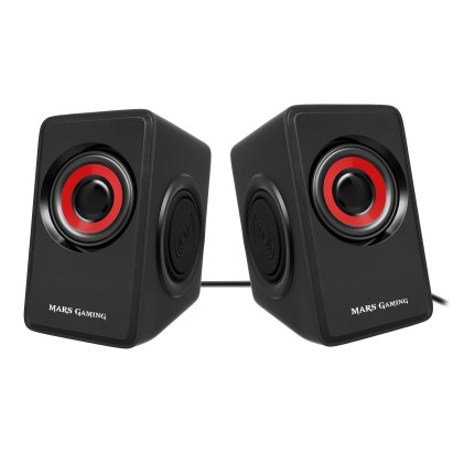 Mars Gaming MS1 altoparlante Nero, Rosso Cablato 10 W
