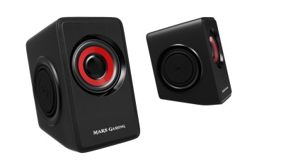 Mars Gaming MS1 altoparlante Nero, Rosso Cablato 10 W