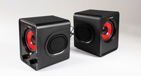 Mars Gaming Speakers MS3 Black Red 15W di potenza con regolazione dei bassi