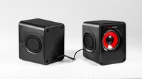 Mars Gaming Speakers MS3 Black Red 15W di potenza con regolazione dei bassi