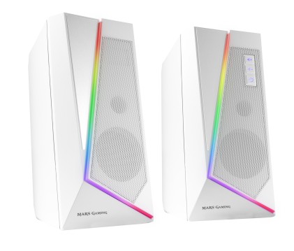 Mars Gaming MS7W altoparlante Bianco Con cavo e senza cavo 20 W