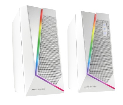 Mars Gaming MS7W altoparlante Bianco Con cavo e senza cavo 20 W