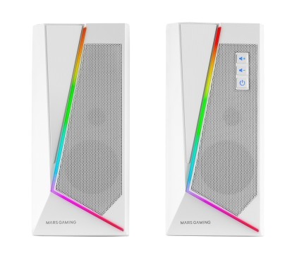 Mars Gaming MS7W altoparlante Bianco Con cavo e senza cavo 20 W