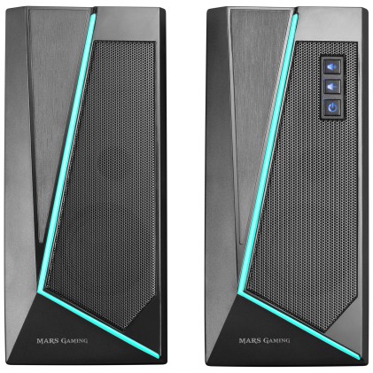 Mars Gaming MS7 altoparlante Nero Con cavo e senza cavo 20 W