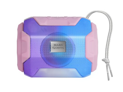 Mars Gaming MSBAXP altoparlante portatile e per feste Altoparlante portatile stereo Rosa 10 W