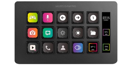 Mars Gaming MSD-ONE Nero 15 pulsanti