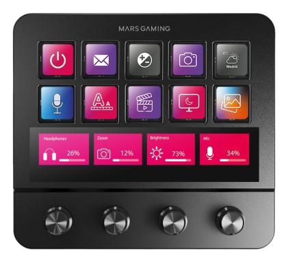 Mars Gaming MS-DPRO Nero 10 pulsanti