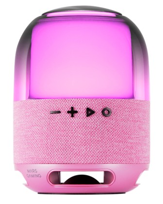 Mars Gaming MSFLOWP altoparlante portatile e per feste Altoparlante portatile stereo Rosa 15 W