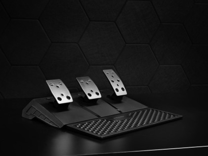 Mars Gaming MWHRSX periferica di gioco Nero Sterzo + Pedali Analogico/Digitale Android, PC, PlayStation 4, Xbox Series S, Xbox Series X, iOS