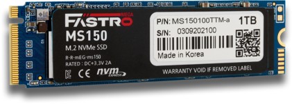 SSD Mega Fastro 1TB MS150 PCIe M.2 MS150100TTS PCIe 3.0 x4