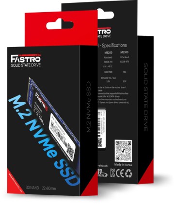 SSD Mega Fastro 1TB MS150 PCIe M.2 MS150100TTS PCIe 3.0 x4
