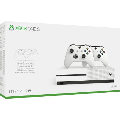 Console Microsoft - XBOX ONE S 1 TB con 2 CONTROLLER