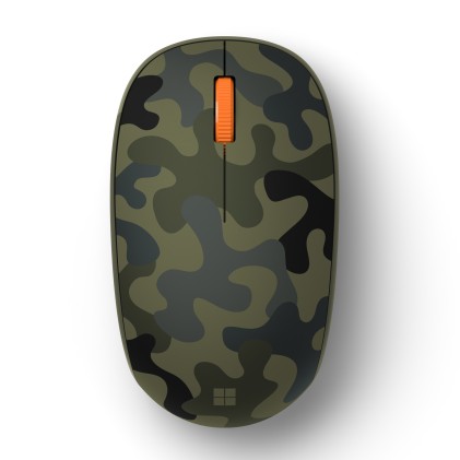 Microsoft Mouse Bluetooth 4 Pulsanti, Durata Batteria 12 Mesi, Colore Forest Camo