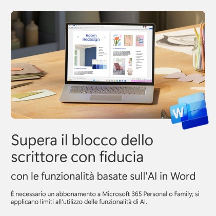 Microsoft M365 Personal Italian Subscr 1Yr 1 User