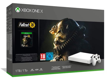 Console Microsoft XBOX ONE X ROBOT WHITE SPECIAL EDITION   FALLOUT