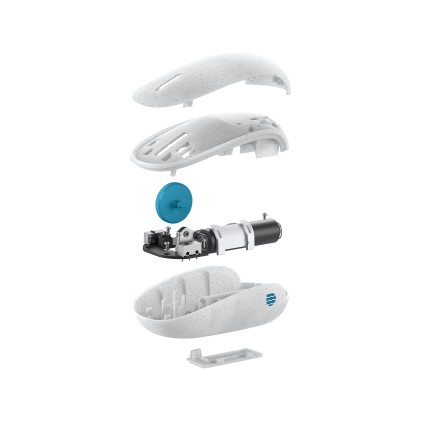 Microsoft Mouse Ocean Plastic Bluetooth 4.0, Durata Batteria 12 Mesi