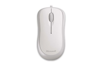 Microsoft Mouse Ready Ottico 800 Dpi Con Cavo Usb, 3 Tasti, Colore Bianco