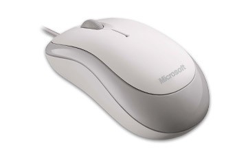 Microsoft Mouse Ready Ottico 800 Dpi Con Cavo Usb, 3 Tasti, Colore Bianco