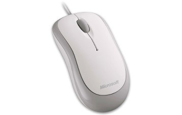Microsoft Mouse Ready Ottico 800 Dpi Con Cavo Usb, 3 Tasti, Colore Bianco