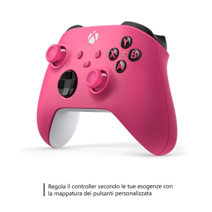 Microsoft Controller Wireless per Xbox - Deep Pink per Xbox Series X|S, Xbox One e dispositivi Windows
