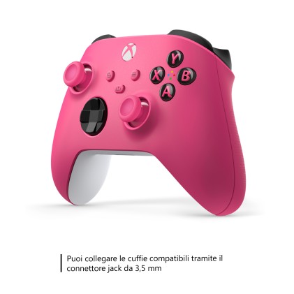 Microsoft Controller Wireless per Xbox - Deep Pink per Xbox Series X|S, Xbox One e dispositivi Windows