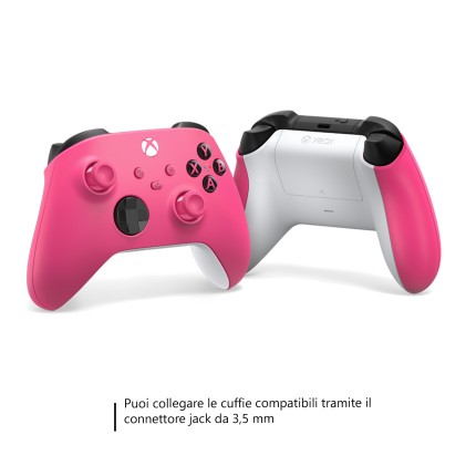 Microsoft Controller Wireless per Xbox - Deep Pink per Xbox Series X|S, Xbox One e dispositivi Windows